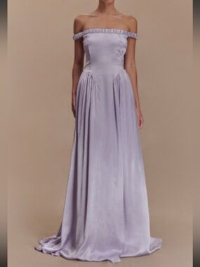 Meshki | Dresses | Meshki Suki Metallic Knit Maxi Dress Pastel Green |  Poshmark